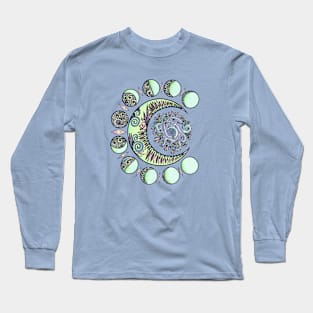 Moon Phases Long Sleeve T-Shirt